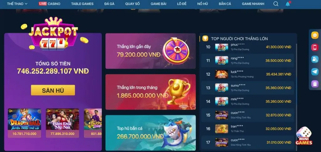 Khuyến mãi độc quyền cho game nổ hũ tại EV99